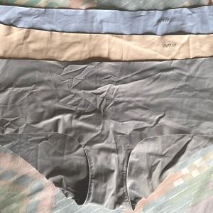 Aerie Mini Boybrief No Show Undies, Size Large, Set of 3